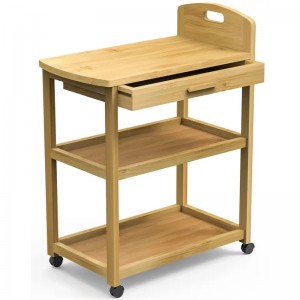 ชั้นวางแบบเปิดสำหรับร้านค้าเตรียมอาหารรถเข็น