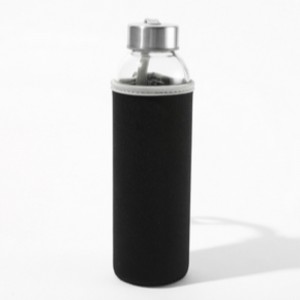 OEM รีไซเคิล Neoprene พร้อมใช้งานที่กำหนดเอง 500ml Neoprene Bottle With Strap