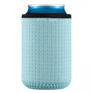 โลโก้ที่กำหนดเองเบียร์ Neoprene Can Can Cooler แขนสำหรับการตั้งแคมป์ปาร์ตี้เครื่องดื่มเย็น ๆ