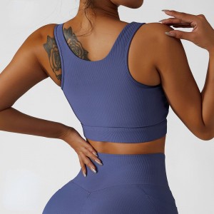 SC10173 ชุดชั้นในกีฬาที่กำหนดเองกระแทกสูงมีสไตล์เซ็กซี่สูงกระแทกกีฬาบราขายส่งขายส่ง