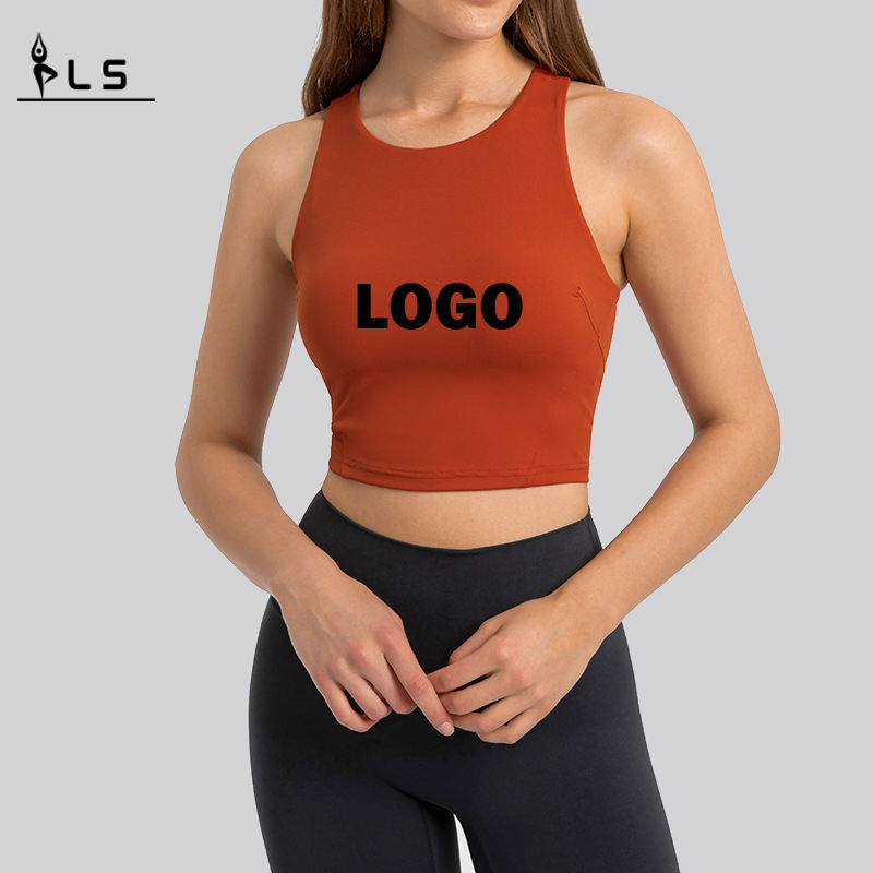 SC10257 การออกกำลังกาย Hollow Tops Yoga Women \\ S Tank Tank Vest Sportswear Workout Tank Tank Tank For Woman