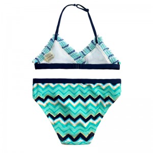 ชุดว่ายน้ำสองชิ้นพิมพ์สำหรับเด็ก