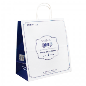HomePackaging&printingpaper packagingpaperpaper bags กระเป๋ารีไซเคิลรีไซเคิลสีดำสีขาวสีน้ำตาลขาวร้านอาหารงานฝีมือกระเป๋ากระดาษร้านค้าช้อปปิ้งกระเ...