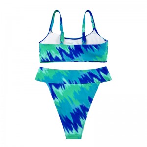 พิมพ์สองชิ้นด้วยสายรัดกว้าง