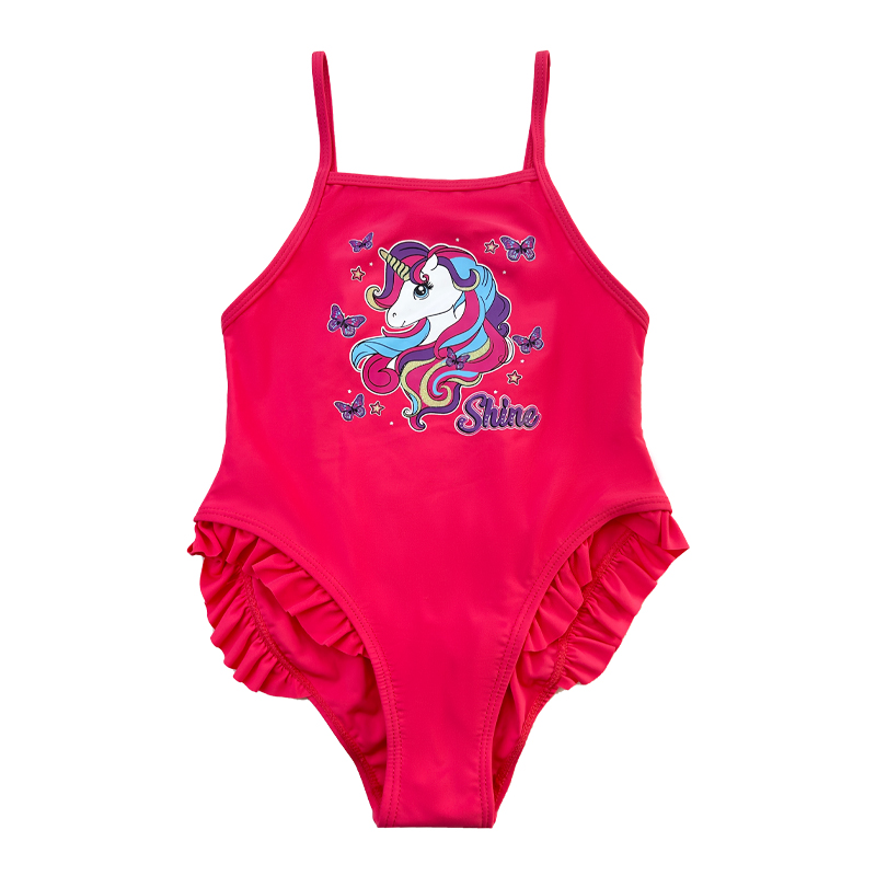 ชุดว่ายน้ำเด็กพิมพ์ที่กำหนดเอง Baby Custom One Piece Swimwear Kids Swimwear For Girls