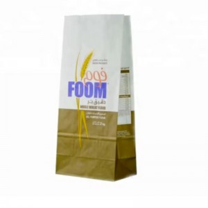 ใหม่สไตล์ 1 กิโลกรัม 2 กก. แป้งข้าวสาลีน้ำตาลบรรจุภัณฑ์กระดาษบรรจุภัณฑ์