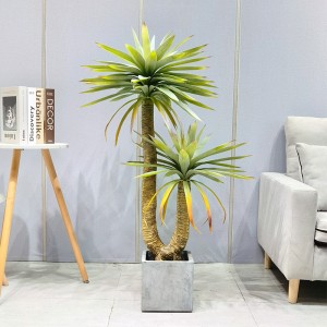 การจำลองการตกแต่งสวนไม้ประดับ allseason Vivid Dracaena Tree สำหรับผู้จัดหาสวนตกแต่งงานแต่งงานของตกแต่งสวนตกแต่ง