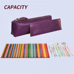 เคสปากกาหนังแท้ที่ถือเครื่องหมายดินสอ, กระเป๋าภาพวาดปากกาน้ำพุ