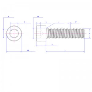 โบลท์หน้าแปลนหกเหลี่ยมชุบสังกะสี