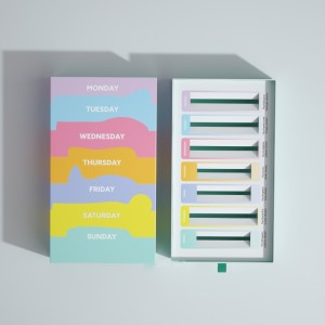 กล่องของขวัญวันธรรมดาสีสันสดใส