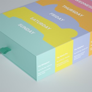 กล่องของขวัญวันธรรมดาสีสันสดใส