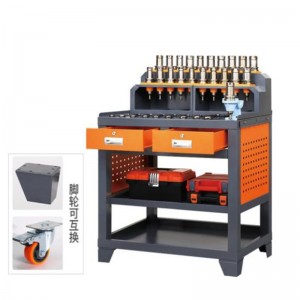 สีเทายื่นออกมา -Platformbench Vise Workbench