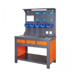 Workbench พร้อมแถบแสงและ backboard