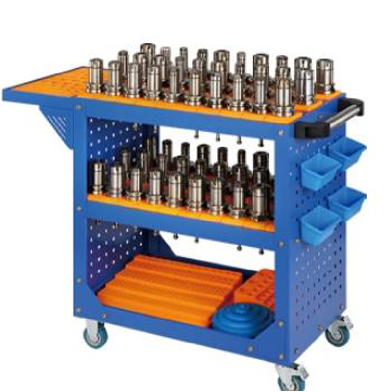 CNC Blue Perforated Tool Tool Cart