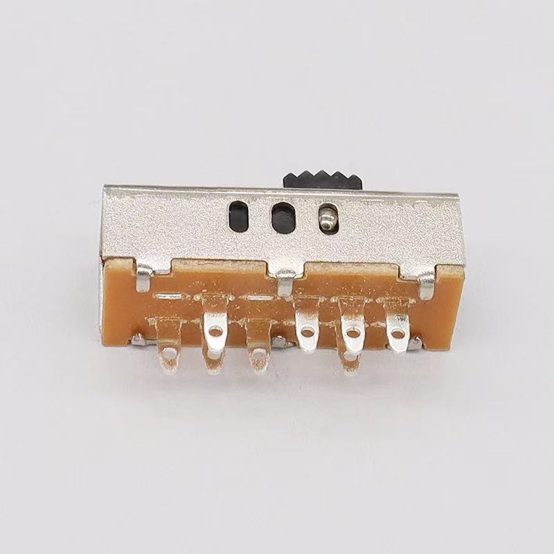 สลับสวิตช์ SS23F10 สาม-สวิตช์เลื่อนความเร็วสำหรับการปรับอุณหภูมิสีไฟ LED และสูง-มอเตอร์เป่าผมเร็ว
