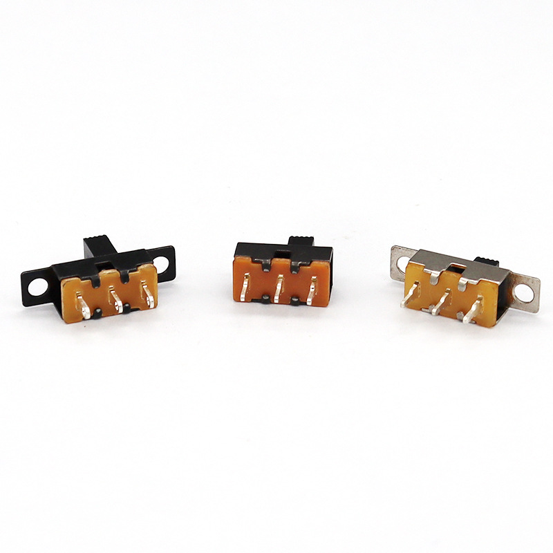 Slide Switch SS12F71 ของเล่น Audio Single-แถวที่สาม-สวิตช์สวิตช์เลื่อนพินไฟ LED สวิตช์สไลด์แนวตั้งไมโคร
