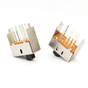 สวิตช์สไลด์ S23E03 สวิตช์สไลด์ไมโครสำหรับเครื่องเผาเครื่องเป่าผมเครื่องเผาไหม้เครื่องเผาเส้นผม-แถว 8-พินแนวตั้งสอง-สวิตช์สไลด...