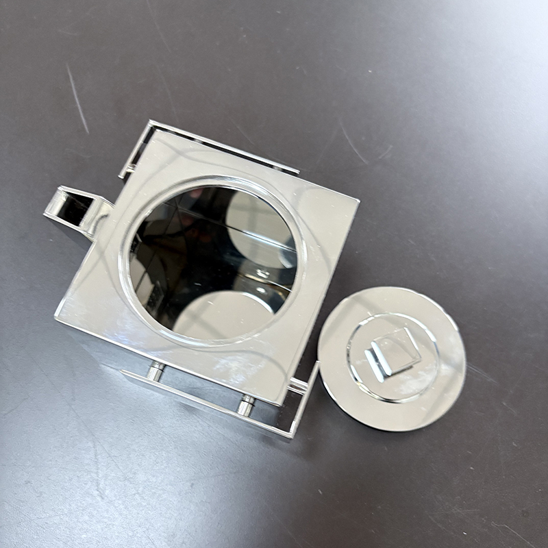 Zotye สแตนเลสสตีลโลหะเงินชุบด้วยไฟฟ้าการออกแบบที่เรียบง่าย 8.5 ซม. สแตนเลสสตีลกาน้ำชา