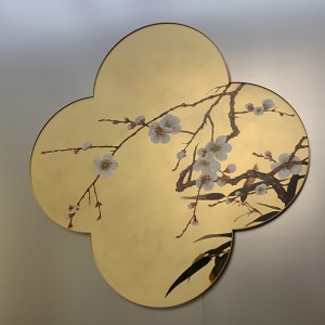 Zotye Stainless Steel Gold Electroplated จีน-สไตล์การตกแต่งสแตนเลสสตีลลวดลาย