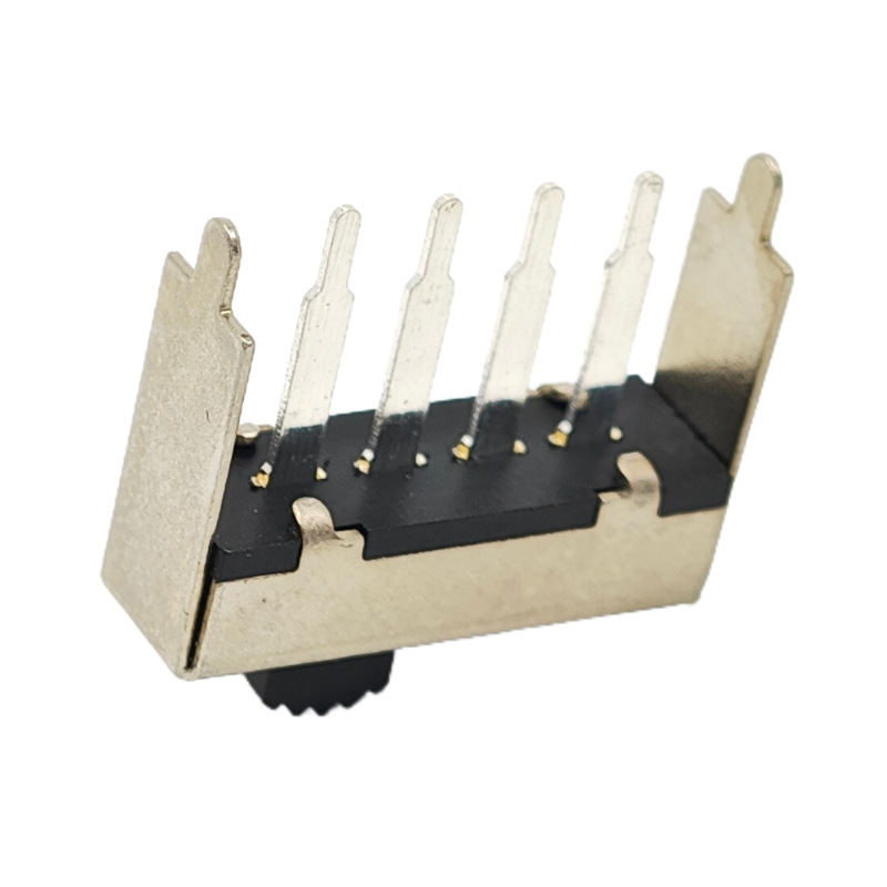 สวิตซ์เลื่อน SS13H02 สูง-สวิตช์ปัจจุบัน ปลั๊กแนวตั้ง 1P3T-ใน